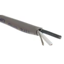 Alpha Wire Communication & Control Cable, Screened, 2 Core, 0.81mm², 18 AWG, 300V, 100m, Grey 2421C SL033