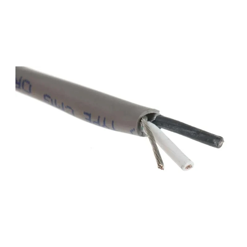 Alpha Wire Communication & Control Cable, Screened, 2 Core, 0.81mm², 18 AWG, 300V, 100m, Grey 2421C SL033