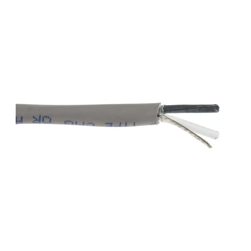 Alpha Wire Communication & Control Cable, Screened, 2 Core, 0.81mm², 18 AWG, 300V, 100m, Grey 2421C SL033
