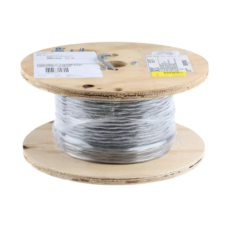 Alpha Wire Communication & Control Cable, Screened, 2 Core, 0.81mm², 18 AWG, 300V, 100m, Grey 2421C SL033