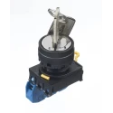 Idec Key Switch SPST 2-Way Spring Return IP65 Screw Terminal 