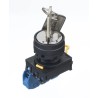 Idec Key Switch SPST 2-Way Spring Return IP65 Screw Terminal