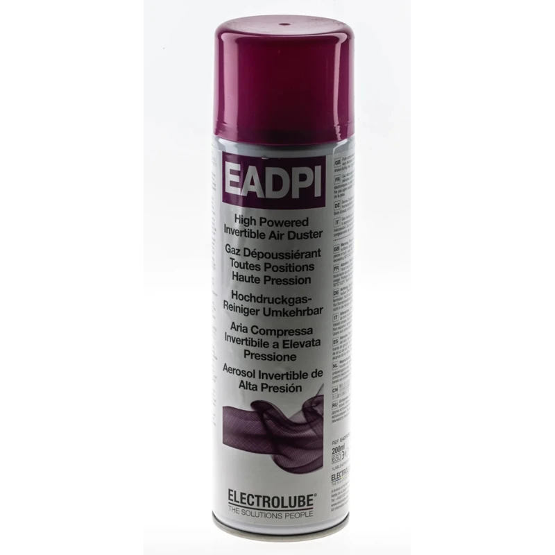 Electrolube EREADPI200 New High Power Invertible EADP Air Duster, Non-Flammable, 200 ml Aerosol