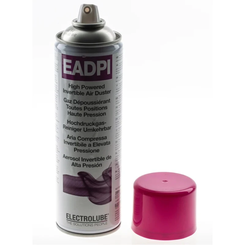 Electrolube EREADPI200 New High Power Invertible EADP Air Duster, Non-Flammable, 200 ml Aerosol