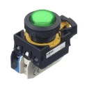 Idec CW Series Illuminated Push Button Switch Green LED Maintained SPST 22 mm Cutout IP65 CW1L-A2E10Q4G