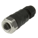 Lumberg Automation Circular Connector 4 Contacts Female Socket M12 Cable IP67 RKCN Series 250V 4A 18321 RKCN 4/7