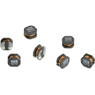 Wurth Elektronik WE-PD2 Series Unshielded Surface Mount Inductor, Ferrite Core, 3521 Package, 3.3 μH ±20%, 1.39 A 7447732033