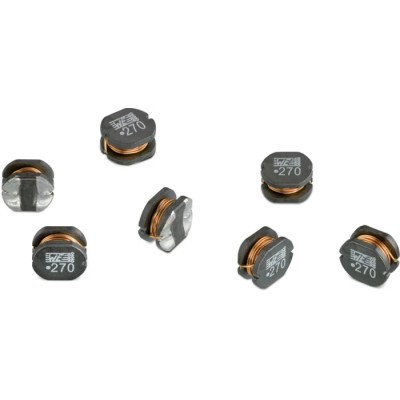 Wurth Elektronik WE-PD2 Series Unshielded Surface Mount Inductor, Ferrite Core, 3521 Package, 3.3 μH ±20%, 1.39 A 7447732033