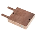 Thermo Electric Devices Liquid Heat Exchanger Copper Water 12.7 mm Height, 57 mm Width, 51 mm Depth LI201