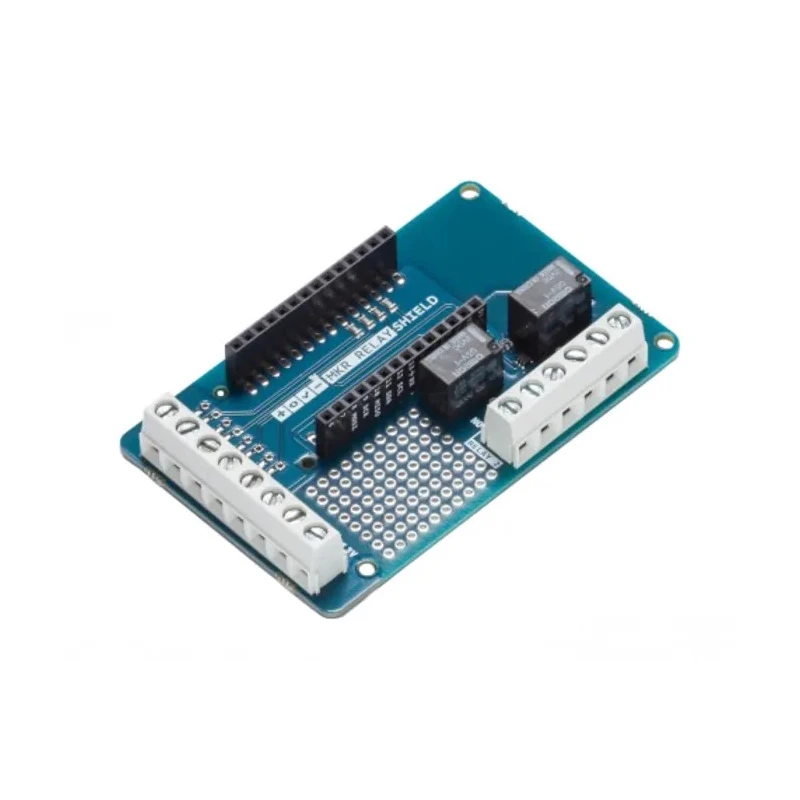 Arduino MKR Relay Proto Shield TSX00003, 3.3V, Dual Relay, Screw Terminal, 2A, 125VAC/60VDC