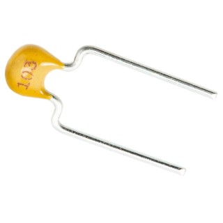 KEMET Multilayer Ceramic Capacitor 10 nF, 100V DC, ±10% Tolerance, Through Hole Radial, X7R Dielectric, C322C103K1R5TA