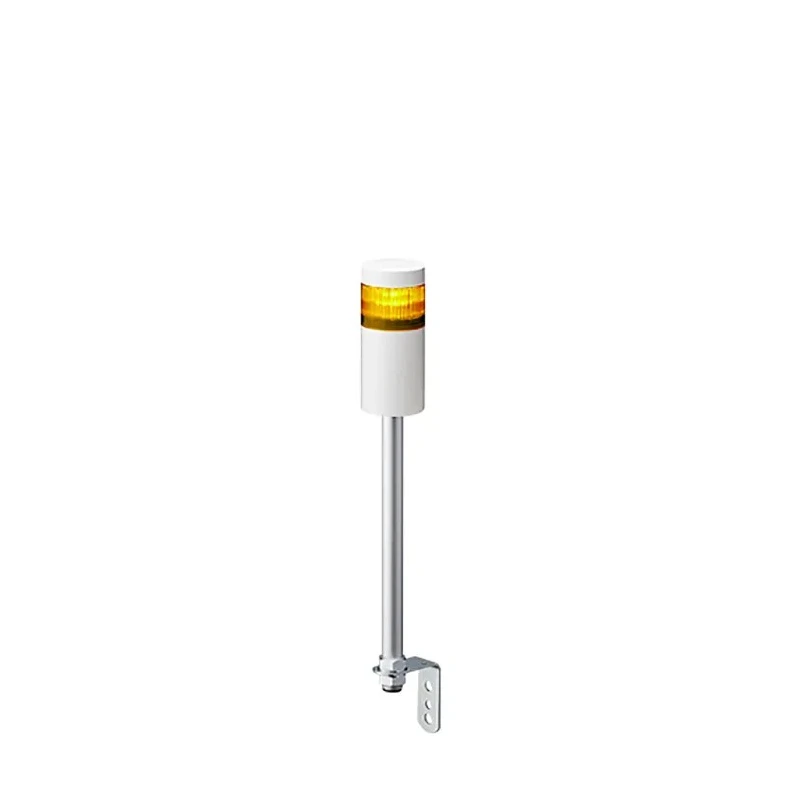 Patlite LR6 Series Signal Tower Buzzer, Red/Green/Clear/Blue/Amber/White, LED, 24V DC, 1 Light, Pole Mount LR6-102LJNW-Y