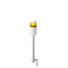 Patlite LR6 Series Signal Tower Buzzer, Red/Green/Clear/Blue/Amber/White, LED, 24V DC, 1 Light, Pole Mount LR6-102LJNW-Y