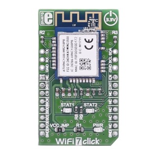 MikroElektronika WiFi 7 Click WiFi Development Kit, 2.4 GHz, SPI Interface, MIKROE-2046