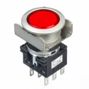 Idec Push Button Switch Flush Mount 30V DC LB6ML-A1T64R