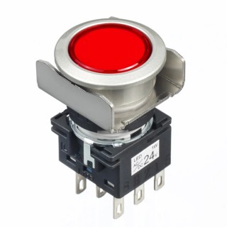 Idec Push Button Switch Flush Mount 30V DC LB6ML-A1T64R