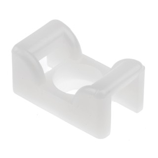 HellermannTyton Natural Cable Tie Mount, Nylon 66, 8 mm Cable Width, 14.5 mm x 25 mm, KR Series 151-24819 KR8G5-PA66-NA