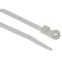 HellermannTyton Cable Tie, Inside Serrated, Polyamide 66, 215mm × 4.7mm, Natural, T50MR-PA66-NA 113-05019 T50MR-PA66-NA