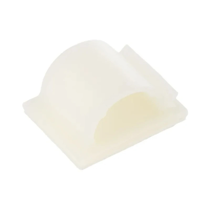 HellermannTyton Natural Polyamide 66 Cable Clip, Self-Adhesive, 14 mm Maximum Bundle Diameter, 33.2 x 151-00503 RB14-PA66-NA