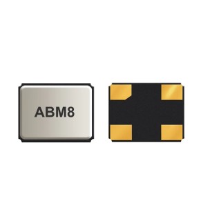 Abracon 48 MHz SMD Crystal Unit ±20 ppm, Surface Mount, 4-Pin, 18pF, 0.8×3.2×2.5 mm, Tape & Reel ABM8-48.000MHZ-B2-T