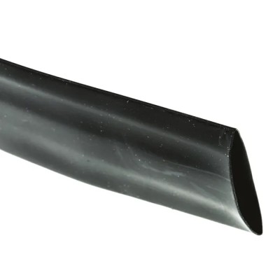 TE Connectivity Heat Shrink Tubing Black Polyolefin, 19 mm Diameter, 5 m Length, 2:1 Shrink Ratio LSTT-R-19-0