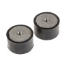 RS PRO M10 Anti-Vibration Mount Female Buffer Foot, 194.58 kg Compression Load, Natural Rubber, 50 mm OD, 30 mm H 171-2632