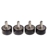 RS PRO M10 Male Anti-Vibration Mount Buffer Foot 126.4 kg Compression Load, 40 mm OD, 20 mm Height, Natural Rubber 171-2638