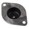 RS PRO Square M10 Anti-Vibration Mount, Screw with 140 kg Compression, 136 mm OD, 40 mm Height 171-2644
