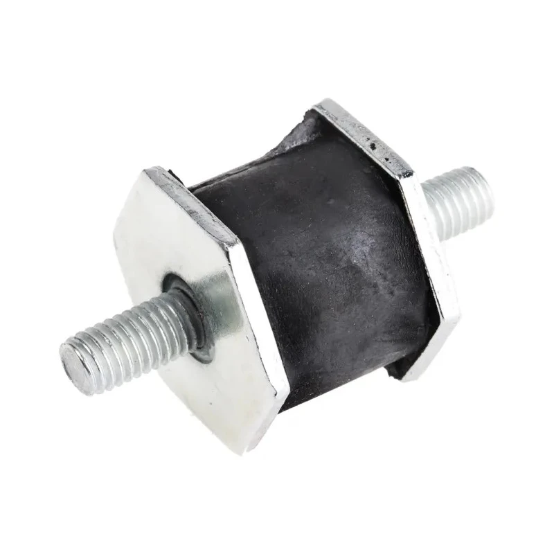 RS PRO Hexagonal M8 Anti-Vibration Mount, 30 kg Compression, 32 mm OD, 27 mm Height, Mild Steel Rubber 171-2656