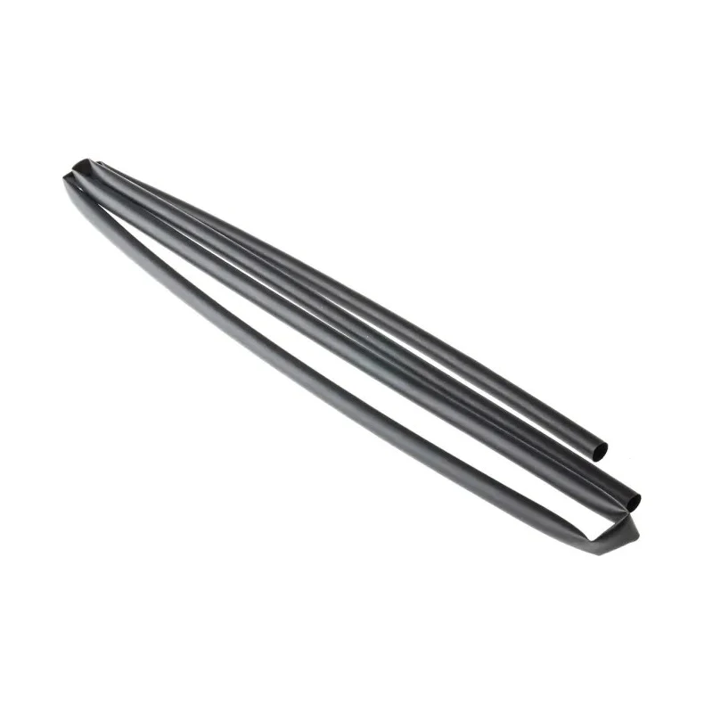 RS PRO Heat Shrink Tubing, Black, 6.4 mm Sleeve Diameter, 1.2m Length, Polyolefin, 2:1 Ratio CGPT-6.4/3.2-0-STK