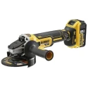 DeWALT 18V XR Brushless Cordless Angle Grinder 125 mm, 5 Ah, Slide Switch, 2 Batteries, 800 W DCG405P2-QW