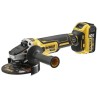 DeWALT 18V XR Brushless Cordless Angle Grinder 125 mm, 5 Ah, Slide Switch, 2 Batteries, 800 W DCG405P2-QW