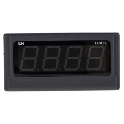 Lumel N24-S140000E0 LED Digital Panel Multifunction Meter, 0–20 mA, 92 x 45 mm, 4-Digit Display