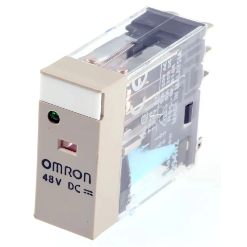 Omron Power Relay DPDT 48V DC Coil 5A Switching Current Solder Terminal G2R-2-SN 48VDC (S)