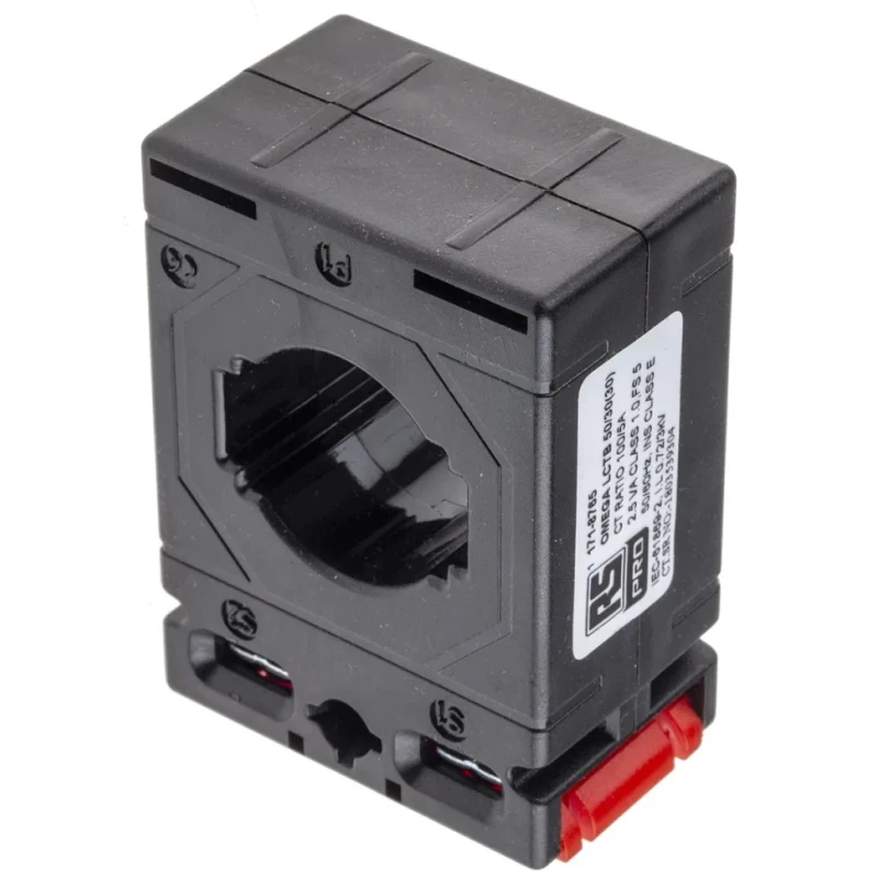 RS PRO Current Transformer 100A 21mm Bore 171-8765, Wire Terminal, 5A Secondary, Class 1 Accuracy