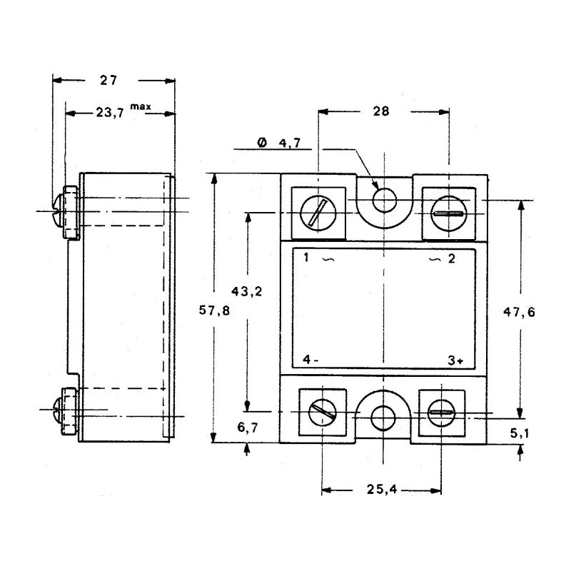 Celduc SC8 Series Solid State Relay 50A, Panel Mount, 520Vrms Load, 30V DC Control SC864110