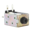 Mecalectro Linear Solenoid 24V DC Push Action, 36.8mm Length, 25mm Width, 20mm Depth, 7N Magnetic Force, 7.5W Power 855AA62