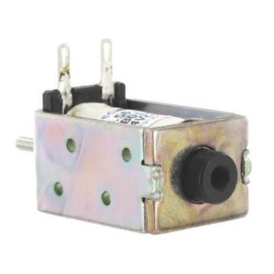 Mecalectro Linear Solenoid 24V DC Push Action, 36.8mm Length, 25mm Width, 20mm Depth, 7N Magnetic Force, 7.5W Power 855AA62