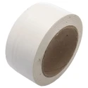 RS PRO White Polyvinyl Chloride Hazard Tape 33m Length, 50mm Width, 0.14mm Thickness, Rubber Resin Adhesive 171-9697