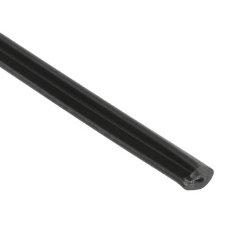 TE Connectivity Black Polyolefin Edge Protection Strip, Adhesive, 1.2 m Length, 3.4 mm Width, 6 mm RAYRIM-NR7-0-RS-170-6147