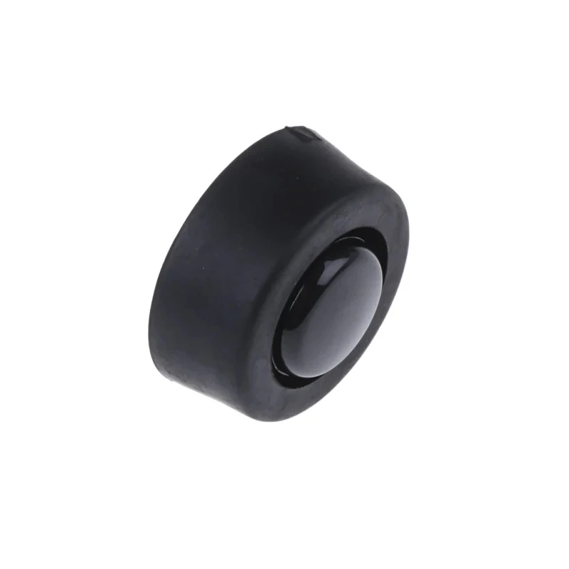 RS PRO Round Anti-Vibration Mount Rubber Foot, 15 mm Outside Diameter, 6 mm Height, Screw Mount 172-0876