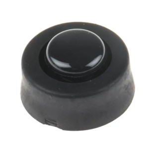 RS PRO Round Anti-Vibration Mount Rubber Foot 15 mm OD 6 mm Height Screw Mount 172-0866