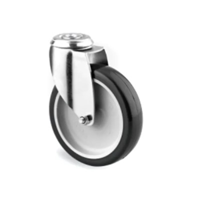 Tente Swivel Castor 60 kg Capacity 75 mm Polyurethane Wheel Plain Bearing 1470PAO075P30-11