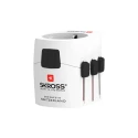 SKROSS Travel Adapter, World Dual USB, Australia, USA, Switzerland, UK, Pro Light, 250V, 6.3A, 1575W SKR-0084