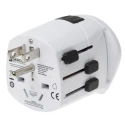 SKROSS Travel Adapter, World Dual USB, Australia, USA, Switzerland, UK, Pro Light, 250V, 6.3A, 1575W SKR-0084