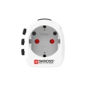 SKROSS Travel Adapter, World Dual USB, Australia, USA, Switzerland, UK, Pro Light, 250V, 6.3A, 1575W SKR-0084