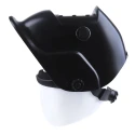 Portwest Auto-Darkening Welding Helmet CR2032, Lithium-Manganese Button Cell, Adjustable Headband, Silver