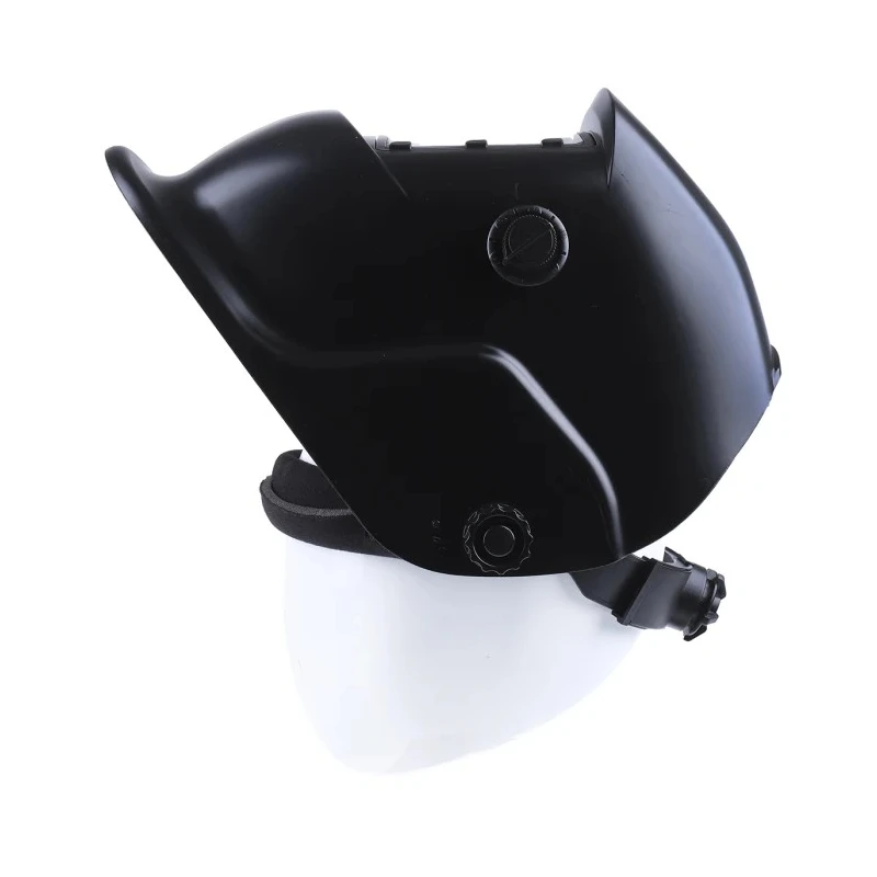 Portwest Auto-Darkening Welding Helmet CR2032, Lithium-Manganese Button Cell, Adjustable Headband, Silver