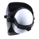 Portwest Auto-Darkening Welding Helmet CR2032, Lithium-Manganese Button Cell, Adjustable Headband, Silver