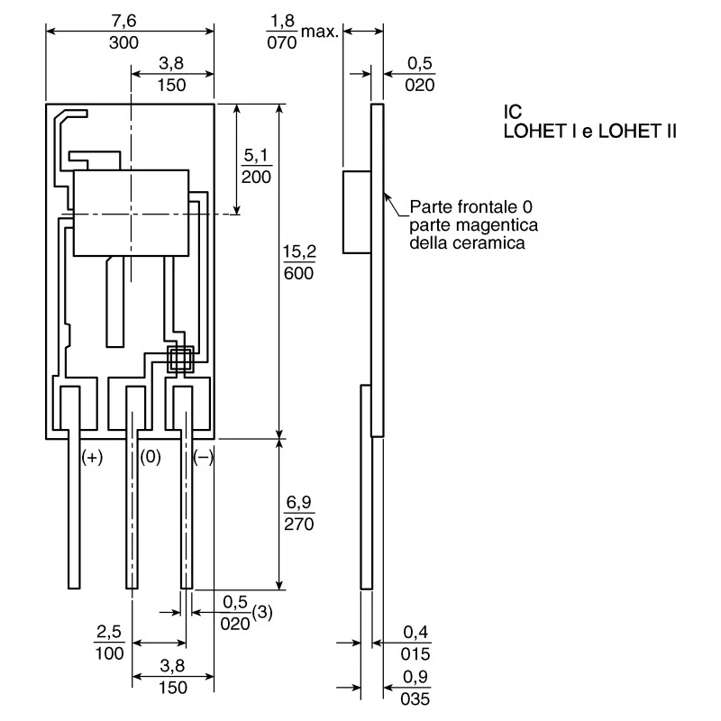 Honeywell Hall Effect Sensor Flat Body, Ratiometric Output, Through Hole, Threaded Barrel, Probe Mounting, 12.6V, 30mA SS94A1